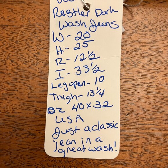 Vintage Rustler Denim Jeans - Picture 11 of 11